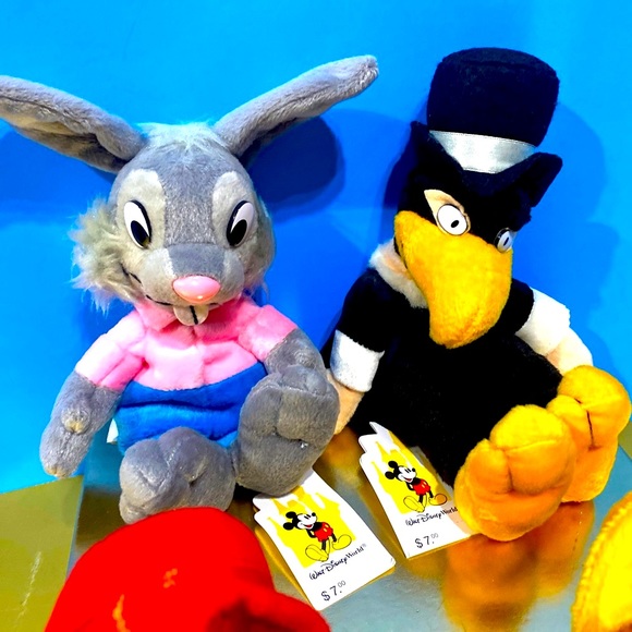 WALT DISNEY NWT 90s SPLASH MOUNTAIN CHARACTERS BRER RABBIT, FOX, BEAR & VULTURE - Picture 3 of 16